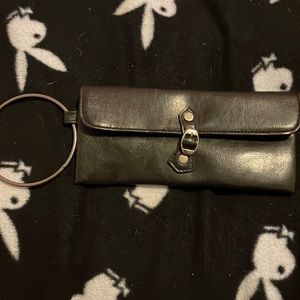 Black vintage with pink inside